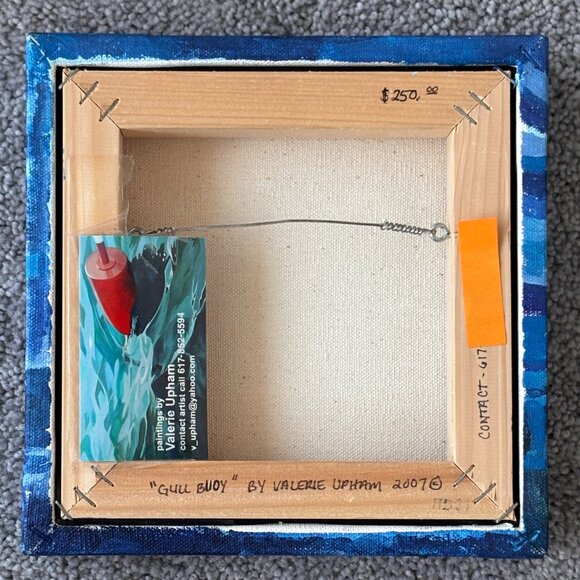 Seagull Oil Painting Artist Signed Original Wall Art - Picture 3 of 3